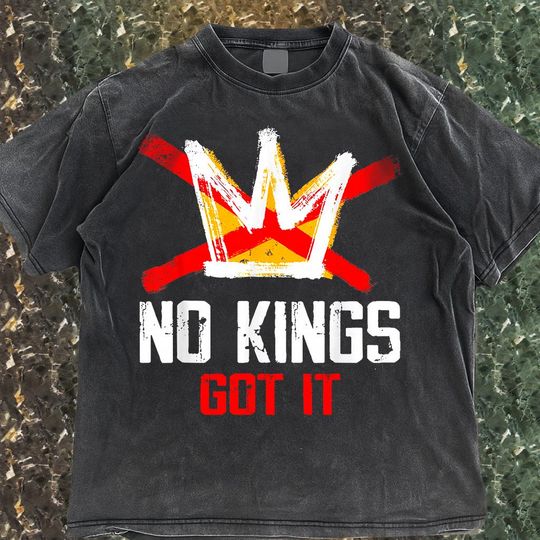 Discover Limited No Kings in America Shirt, No King, Protest Shirt, Democracy Tee, Gift for Anti-MAGA, Patriotic Tee, Liberal Shirt, Political Tees