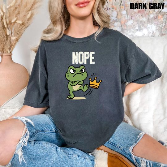 Discover Portland Frog Protest Shirt, Nope No Kings Shirt, Comfort Colors T Shirt, Activist T-Shirt, Resistance Sweatshirt