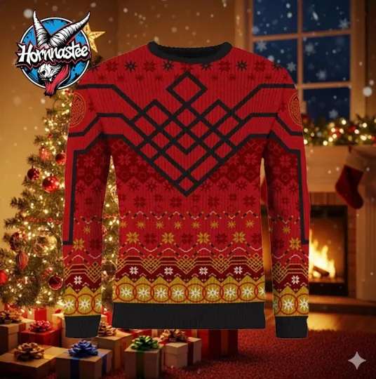 Shang Chi Ten Golden Rings Marvel Ugly Sweater