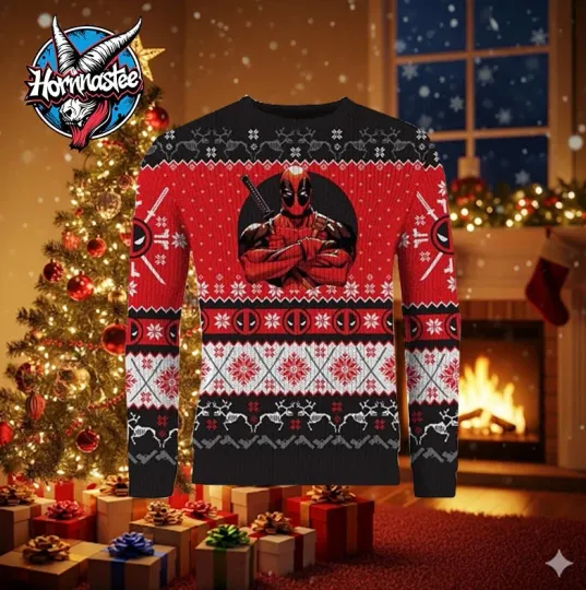 Discover Deadpool Once Upon A Deadpool Marvel Ugly Sweater