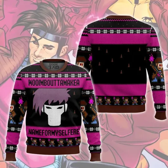 Discover Gambit Make A Name For Myself Marvel Ugly Christmas Sweater