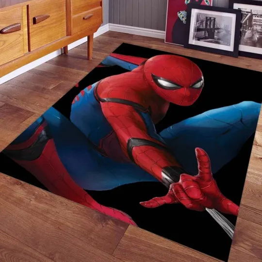Discover Spiderman Area Rug Carpet Marvel Superhero Living Room Bedroom Home Decor Floor