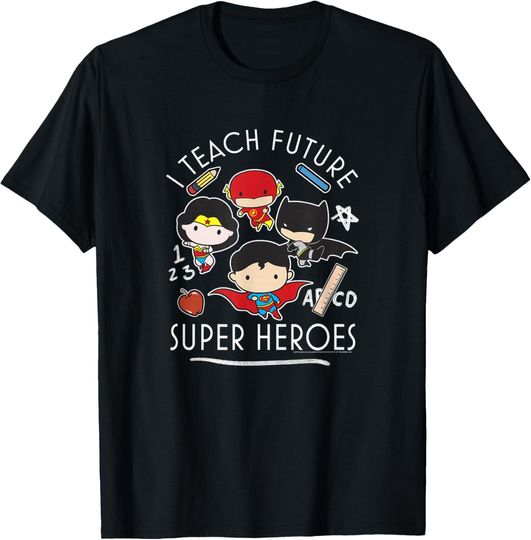 Discover DC Comics Group Cartoons I Teach Future Super Heroes T-Shirt