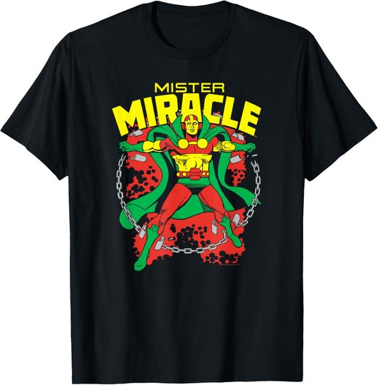 Trevco DC Comics Mister Miracle Unisex-Adults & Kids T-Shirt, Gift For Fan