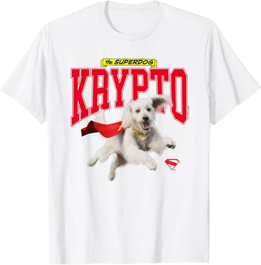Discover Superman  Krypto College T-Shirt