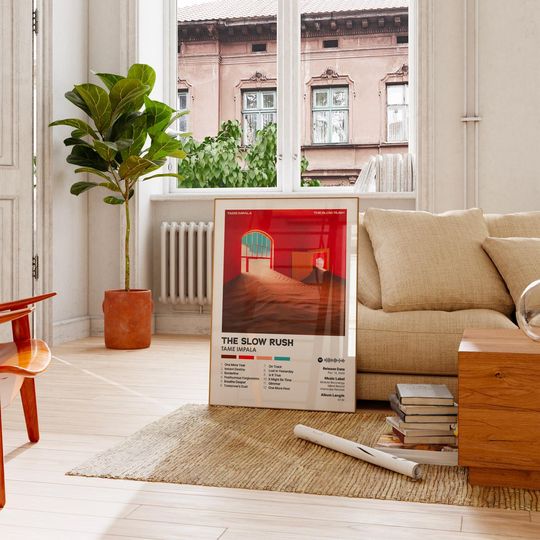 Discover The Slow Rush - Tame Impala - Premium Semi-Gloss Poster - Unframed