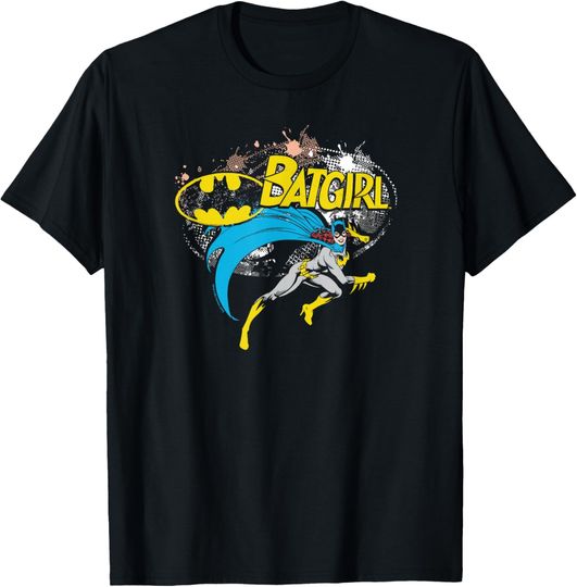 Batgirl Halftone T Shirt T-Shirt, Gift For Fan