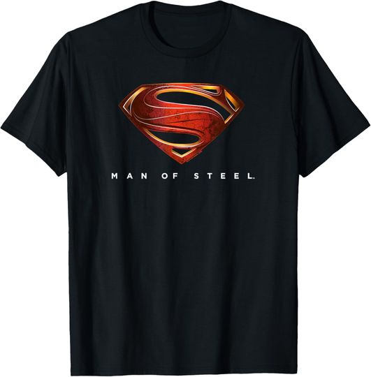 Superman Man of Steel New Logo T-Shirt, Gift For Fan
