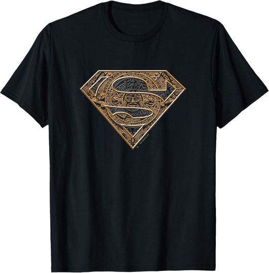Discover Superman Aztec Shield T-Shirt