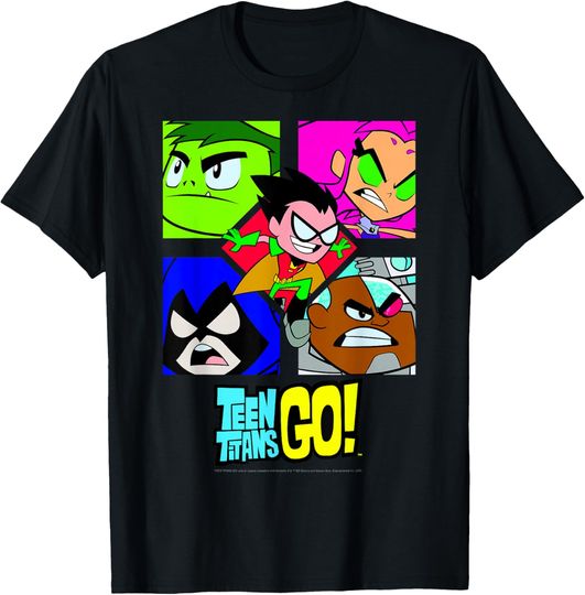 DC Comics Teen Titans Go! Group Shot Box Up T-Shirt, Gift For Fan
