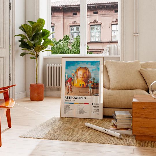 Discover Astroworld - Travis - Premium Semi-Gloss Poster - Unframed