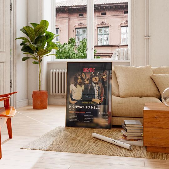 Discover Highway To Hell - AC-DC - Premium Semi-Gloss Poster - Unframed