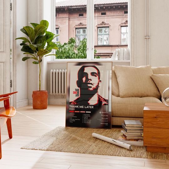 Discover Thank Me Later - Drake - Premium Semi-Gloss Poster - Unframed