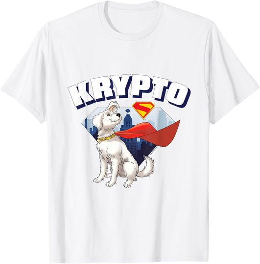 Superman  Krypto The Superdog Heroic Pose T-Shirt, Gift For Fan