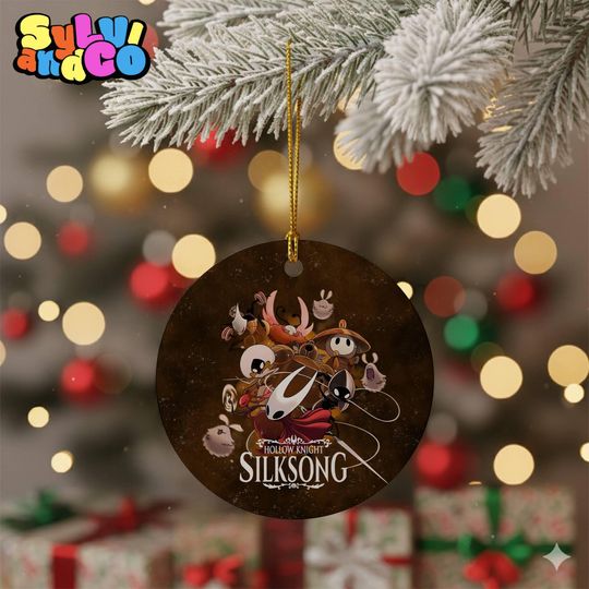 Discover Hollow Knight Silksong Ornament, Hollow Knight Keepsake, Silksong Hornet, Indie Game Christmas Tree Decor, Gothic Aesthetic Gaming Ornament