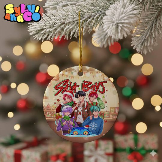 Discover Saja Boys Group Ornament, Kpop Christmas Ornament, Jinu Baby Romance Mystery Abs Saja Xmas Gift for Fans, 2025 Movie Kpop Christmas Ornament