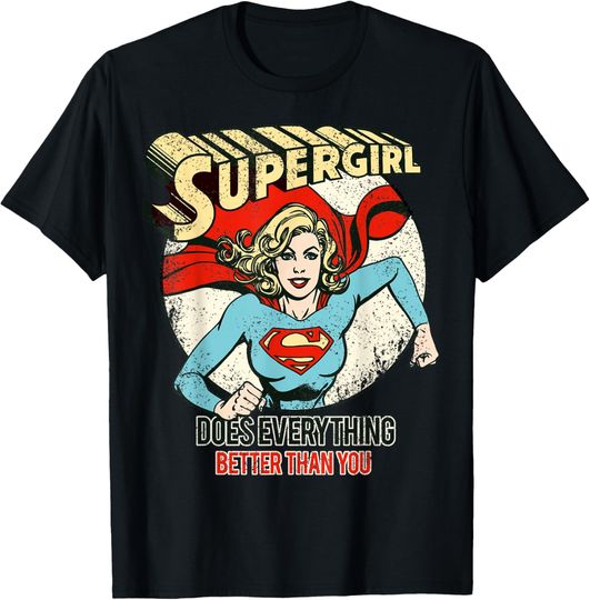 DC Supergirl Text Better Than You T-Shirt, Gift For Fan
