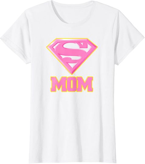 Discover Superman Super Mom Pink T-Shirt