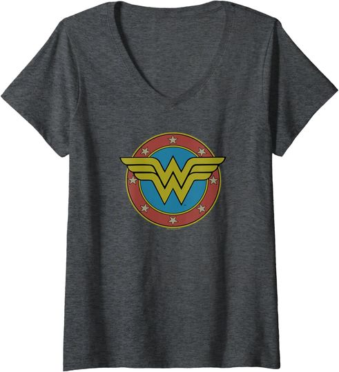 Womens Wonder Woman Vintage Emblem T-Shirt, Gift For Fan