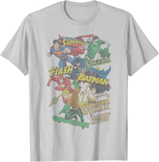 Justice League Justice Collage T-Shirt, Gift For Fan