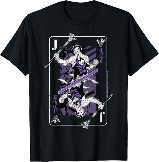 Discover DC Comics Batman Joker Playing Card T-Shirt