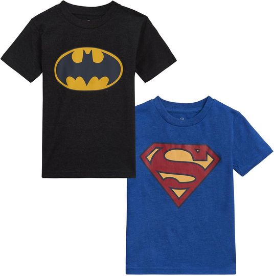 DC Comics Justice League Pack Adaptive T-Shirts Sensory Friendly Little