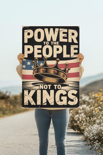 Discover Power to the People Printable Protest Poster - Anti Oligarchy Art for Rallies, Anti Trump Sign for Peaceful Resistance