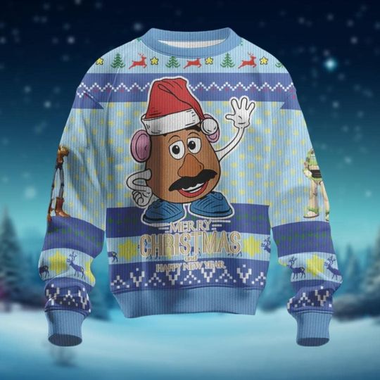 Discover Mr Potato Head Ugly Christmas Sweater, Toy Story Holiday Sweater, Magic Kingdom Shirt, Xmas Party Gift, Disney Movie Christmas Shirt