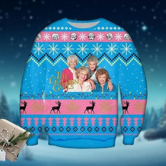 Discover The Stay Golden Ugly Christmas Sweater, Stay Golden Holiday Sweater, TV Show Xmas Sweater, Winter Season Party Gift For Women Men