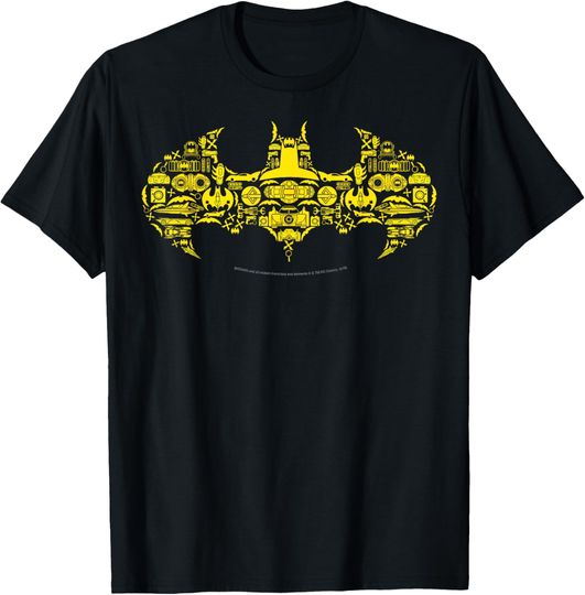 DC Comics Batman Gadgets Classic Logo T-Shirt, Gift For Fan
