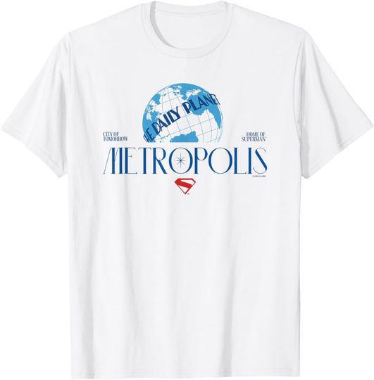 Discover Superman  Metropolis The Daily Planet Logo T-Shirt