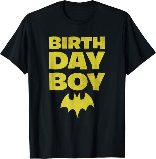 DC Comics Justice League Batman Birthday Boy Vintage T-Shirt, Gift For Fan