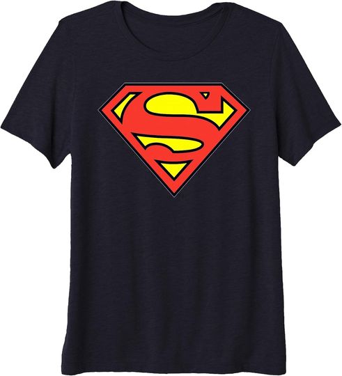 Discover DC Comics Superman Classic Chest Logo Premium Tri-Blend T-Shirt