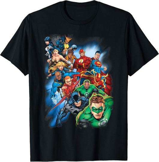 Justice League Mighty Heroes Unite T-Shirt, Gift For Fan