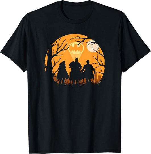 Discover DC Comics Batman Halloween Logo Group Shot T-Shirt, Gift For Fan