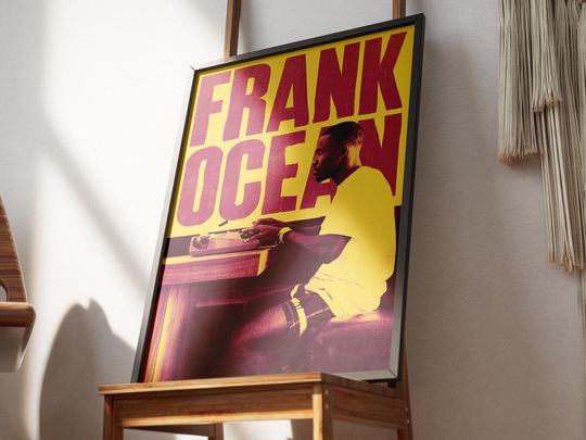 Discover Frank Ocean Album Art Poster  R&B Hip-Hop Music Print
