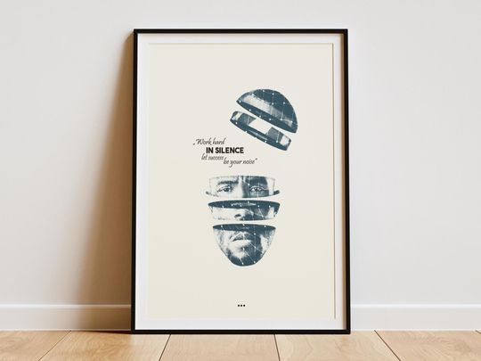 Discover Frank Ocean Blond Album Art Print: Minimalist Hip Hop Poster