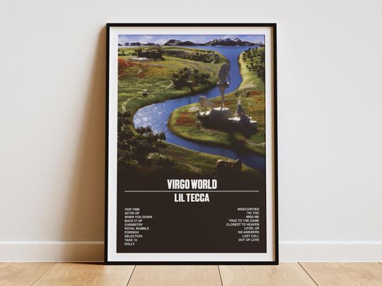 Discover Lil Tecca Virgo World Poster  Digital Album Cover Art Print  Hip Hop Rap Wall Decor  Modern Room Aesthetic  Gift for Him