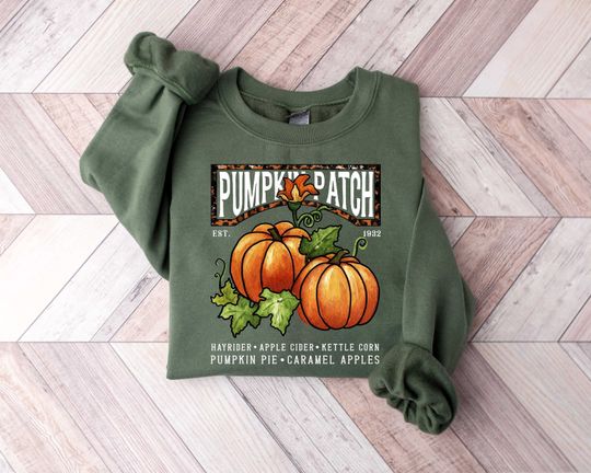 Discover Fall Sweatshirt, Thanksgiving Pumpkin Sweatshirt, Pumpkin Patch Sweatshirt