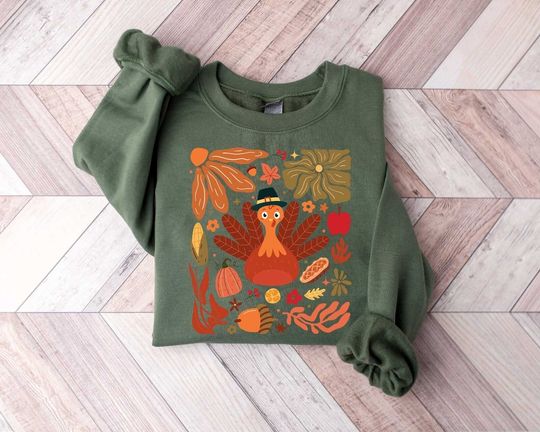 Discover Thanksgiving Gobble Sweatshirt, Turkey Sweatshirt, Family Sweatshirt