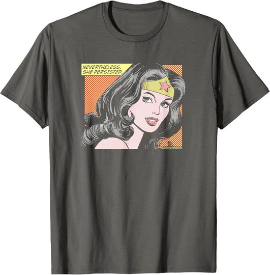 Wonder Woman She Persisted T-Shirt, Gift For Fans