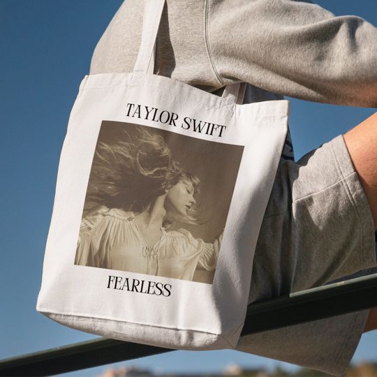 Discover Taylorr Swifts Tote Bag - Taylorr Swifts Merch - Aesthetic Tote Bag - Taylorr Swifts Fearless Album Merch