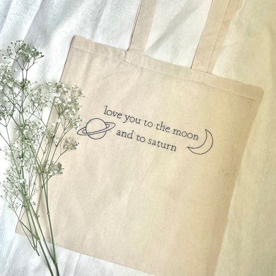 Taylorr Swifts Folklore Seven tote bag, Taylorr Swifts merch, taylorr version gift, Swifty gift, love you to the moon and to Saturn, Taylorr Swifts gift
