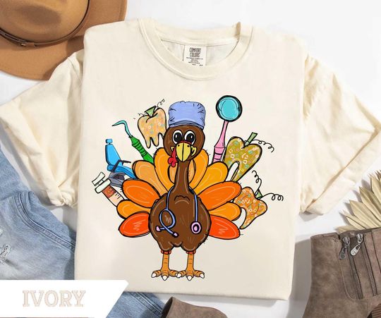 Discover Coquette Sweatshirt, Turkey Sweatshirt, Thanksgiving Nurse, Thanksgiving Gift