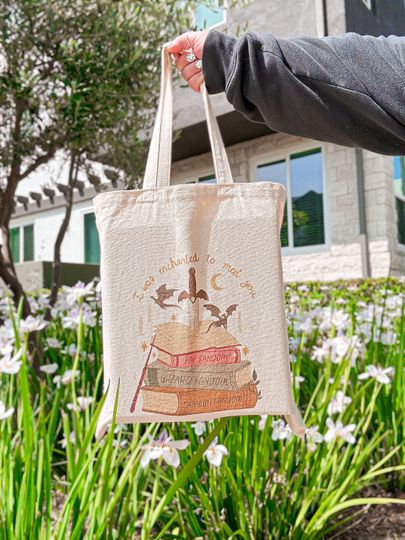 Discover I Was Enchanted to Meet You Tote Bag