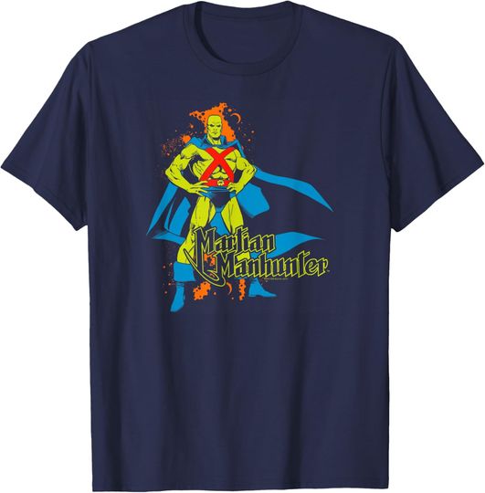 DC Comics Justice League Martian Manhunter T-Shirt - Unisex-Adults