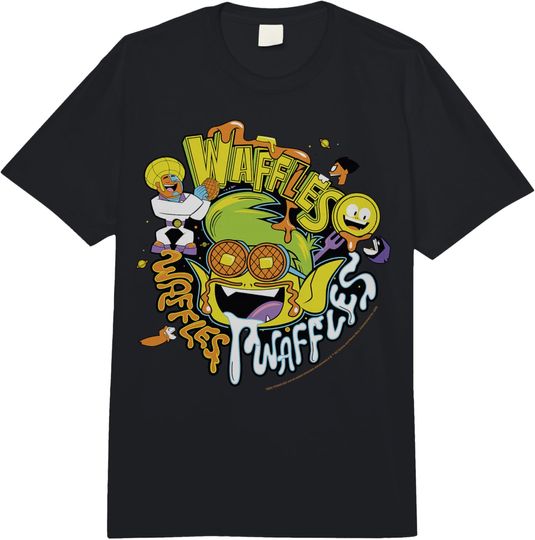 Discover DC Comics Teen Titans Go! Beast Boy Waffles Waffles Waffles Comfort Colors Adult Heavyweight T-Shirt