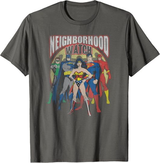 Justice League Neighborhood Watch T-Shirt, Gift For Fans