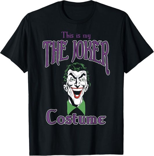 DC Comics This Is My The Joker Costume Text T-Shirt, Gift For Fans
