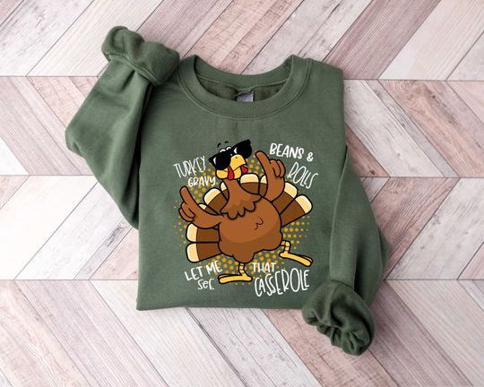 Discover Thanksgiving Sweatshirt, Turkey Sweatshirt, Chicken Sweatshirt, Fall Sweatshirt